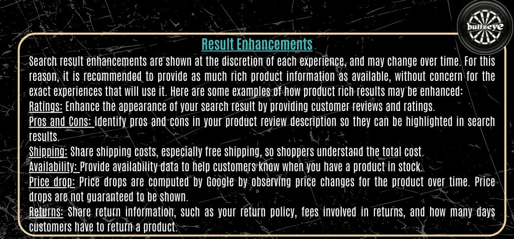 Result Enhancements