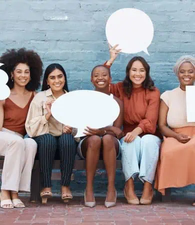 group of five diverse young cheerful businesswomen 2025 04 06 11 35 51 utc